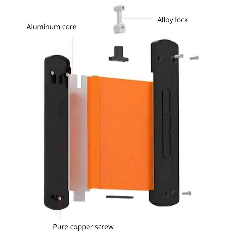10 Metal Profile Utensils Contour with Lock - Regular Width