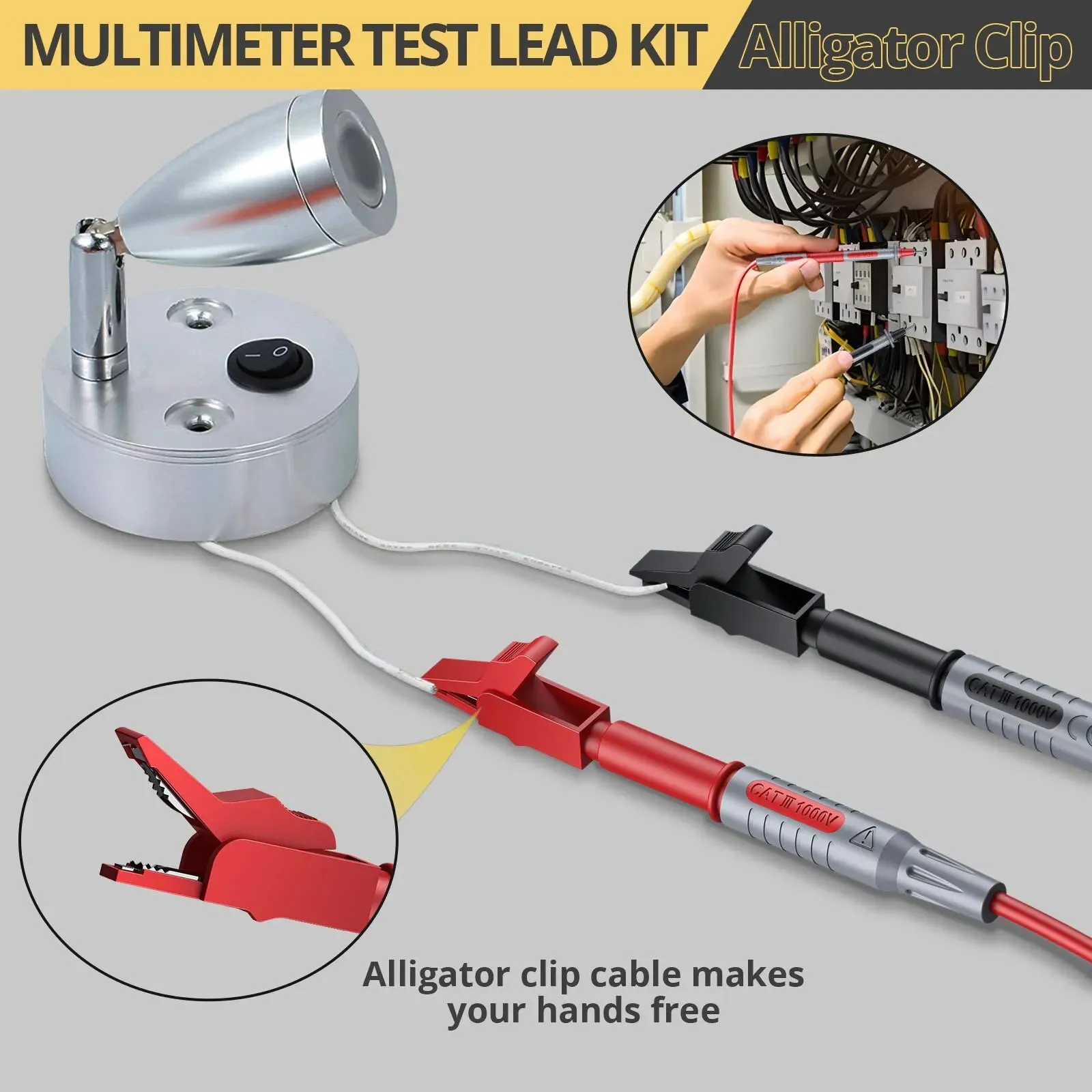 24 Piece Electrical Multimeter Test Lead Kit