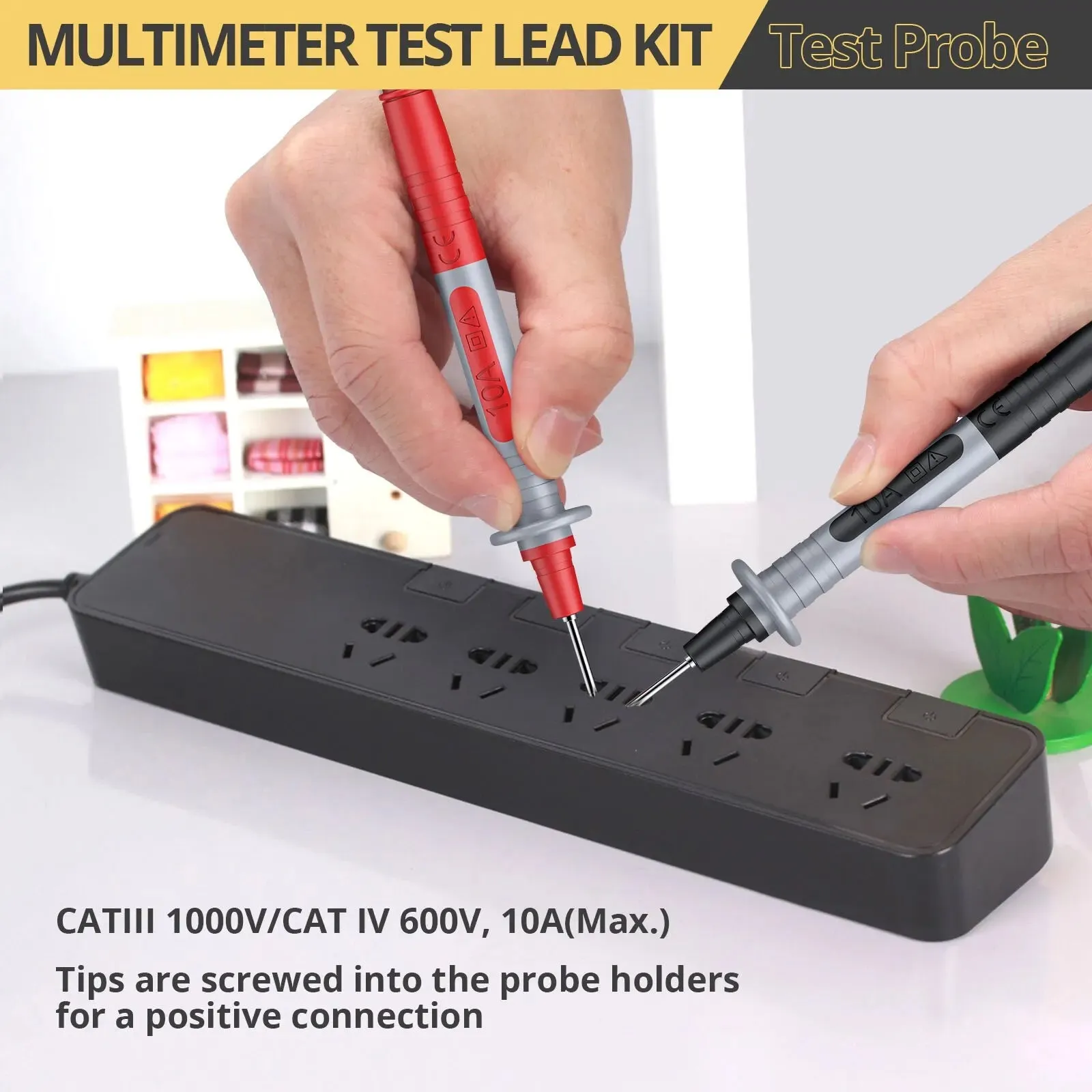 24 Piece Electrical Multimeter Test Lead Kit