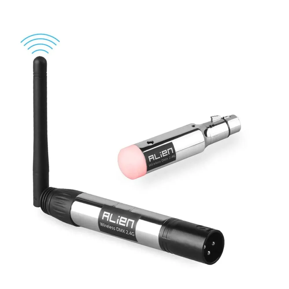 2.4g Ism Dmx512 Dfi Controller Rechargeable Wireless Receiver Built-in Battery Transmitter 3 Pin Xlr for Dmx Stage Lights