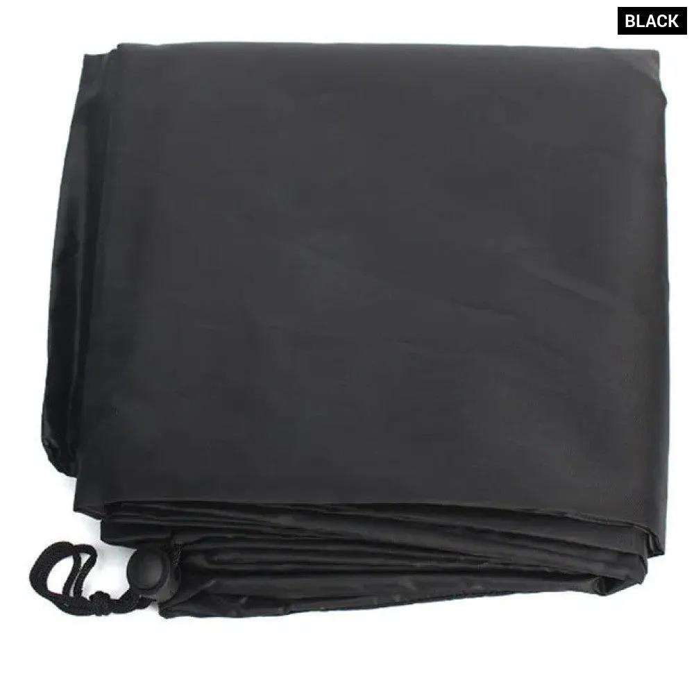 6 Size Black Outdoor Waterproof Cover Garden Furniture Rain Cover Chair Sofa Protection Rain Dustproof Woven Polyester Convenien