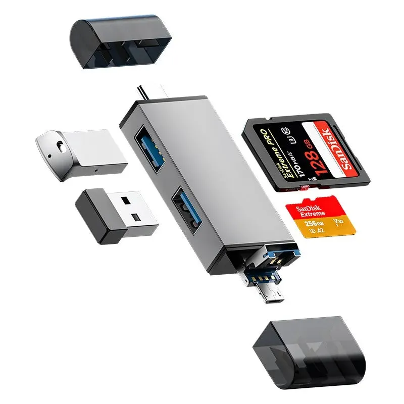 7 in 1 Usb 3.0 Card Reader for High Speed Transfer
