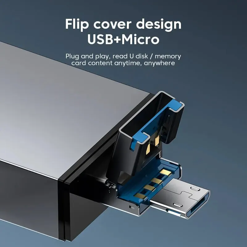 7 in 1 Usb 3.0 Card Reader for High Speed Transfer