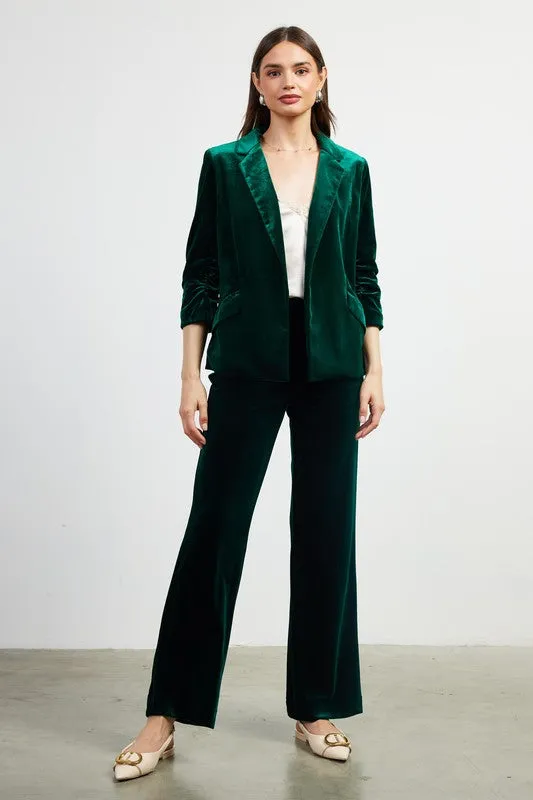 Back to Reality Velvet Blazer