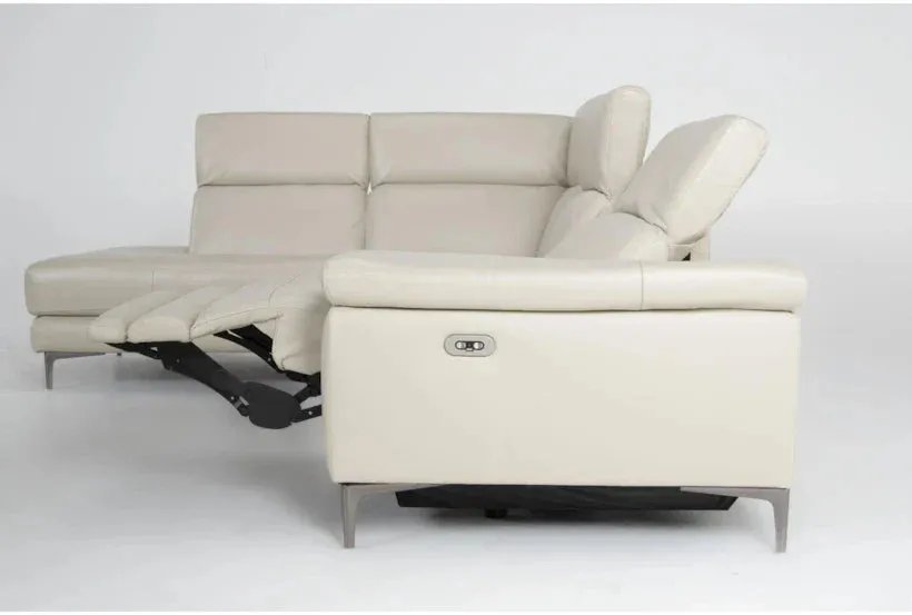 Bennett Leather 2 Piece Reclining Sectional with Left Arm Facing Chaise by Couch.com