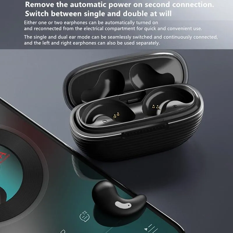 Bluetooth Earphones with Charging Case for Restful Sleep