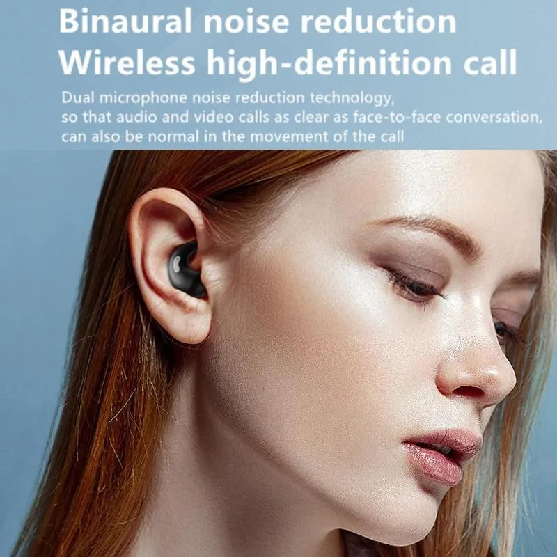 Bluetooth Earphones with Charging Case for Restful Sleep
