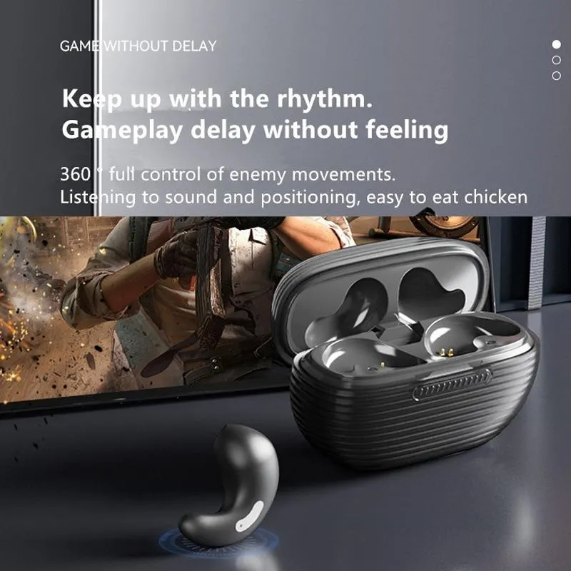 Bluetooth Earphones with Charging Case for Restful Sleep