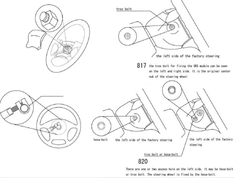 Boss Kit Mitsubishi 817 SRS