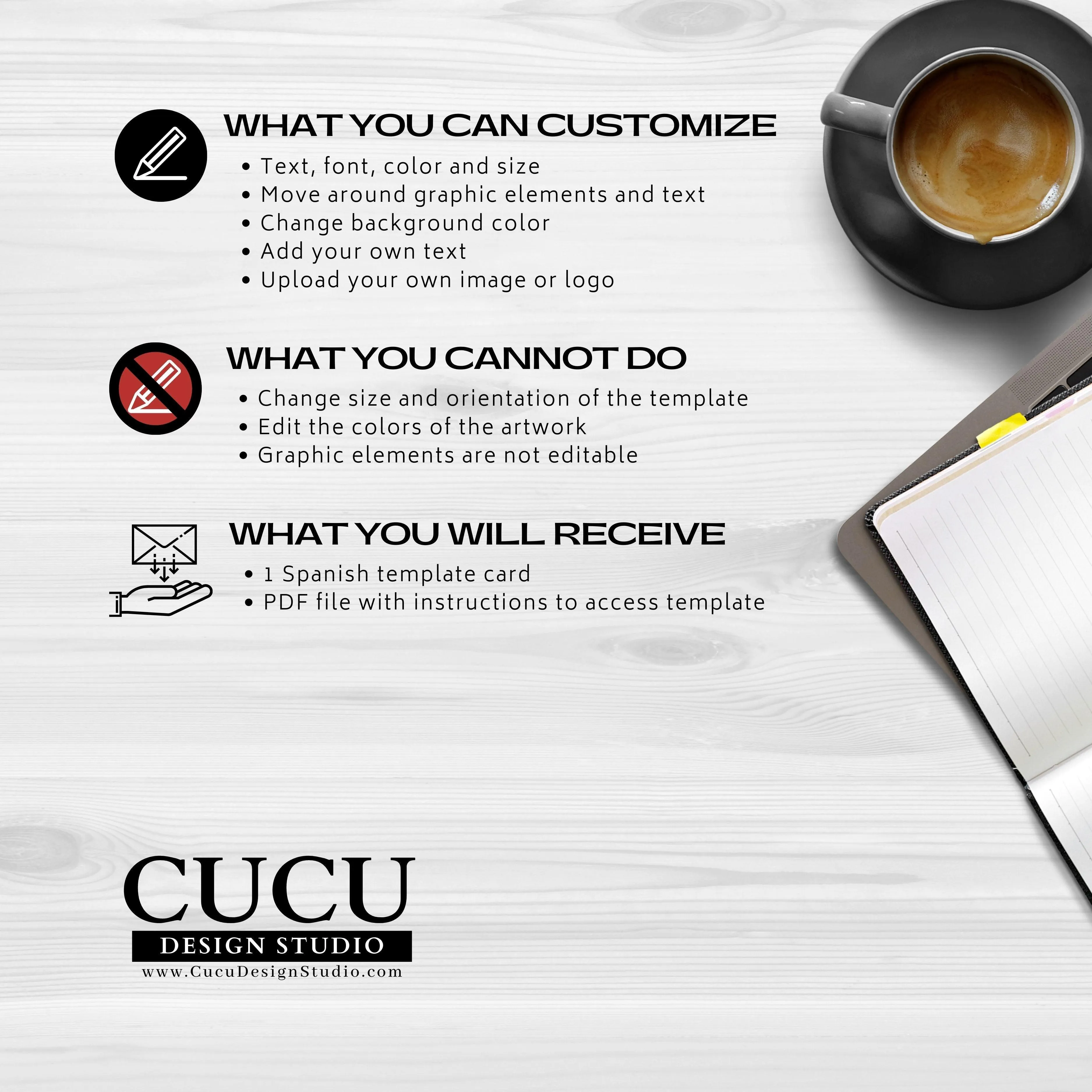 Canva Customizable Funeral Announcement Template In Spanish