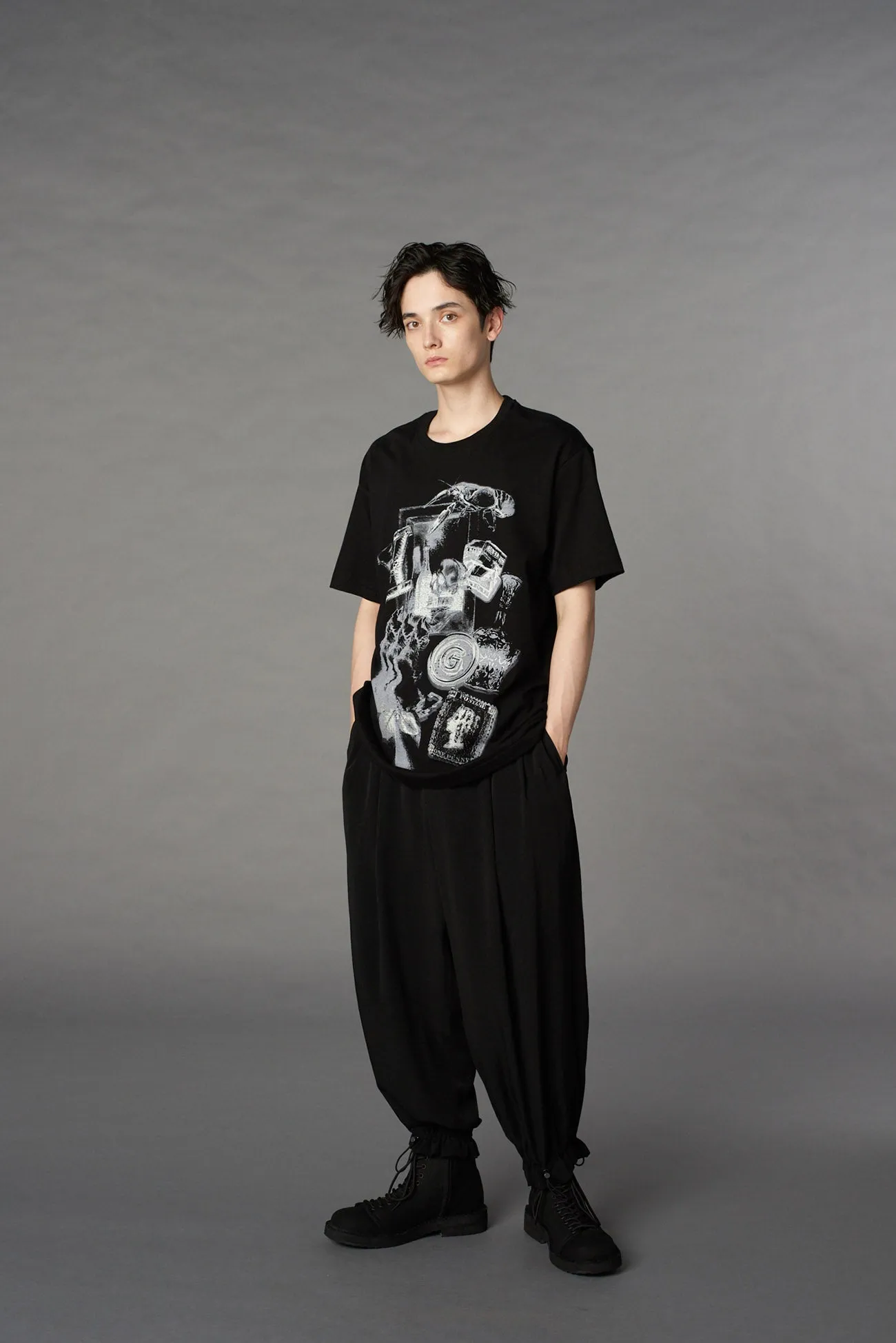COTTON JERSEY CHAOS T-SHIRT