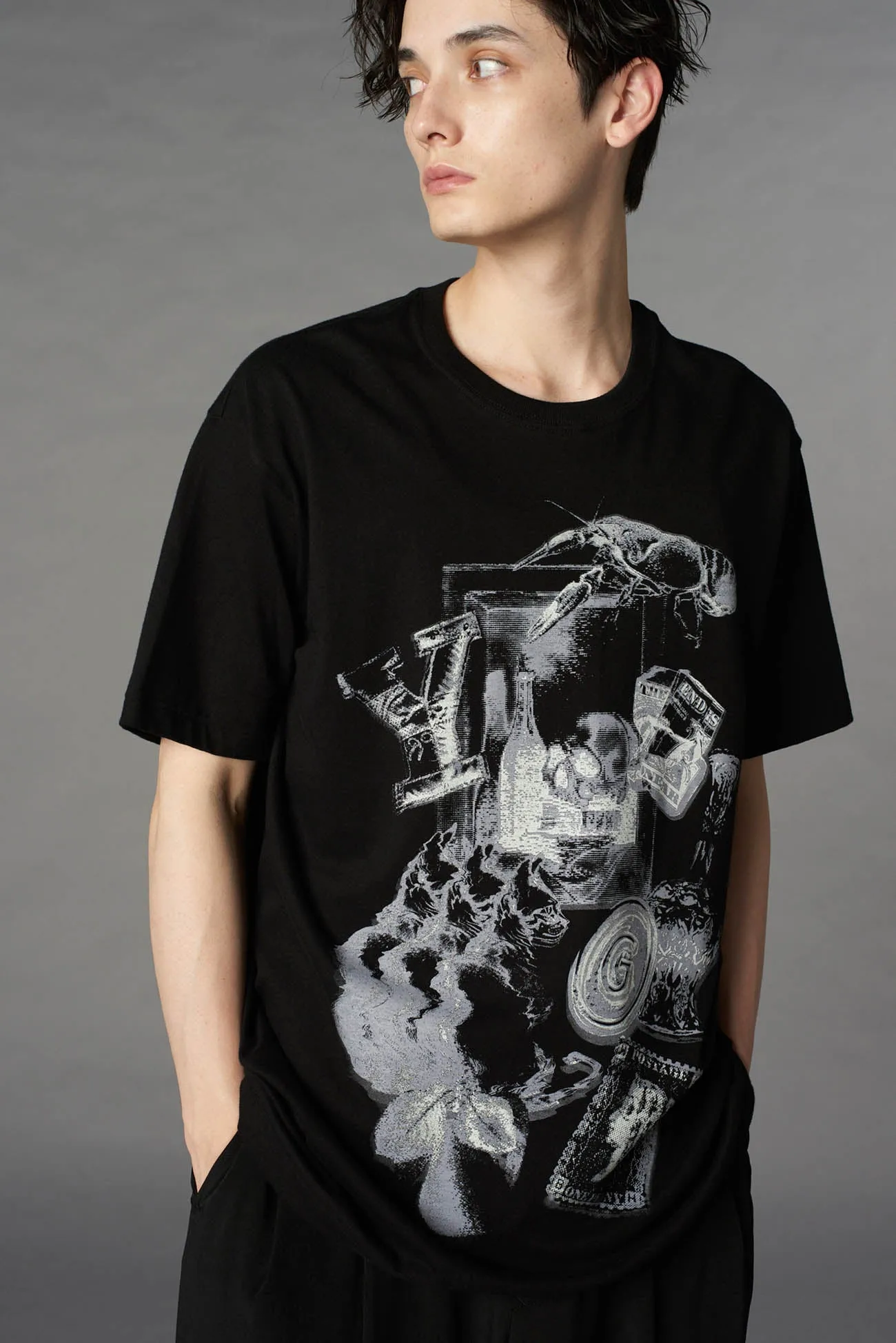 COTTON JERSEY CHAOS T-SHIRT