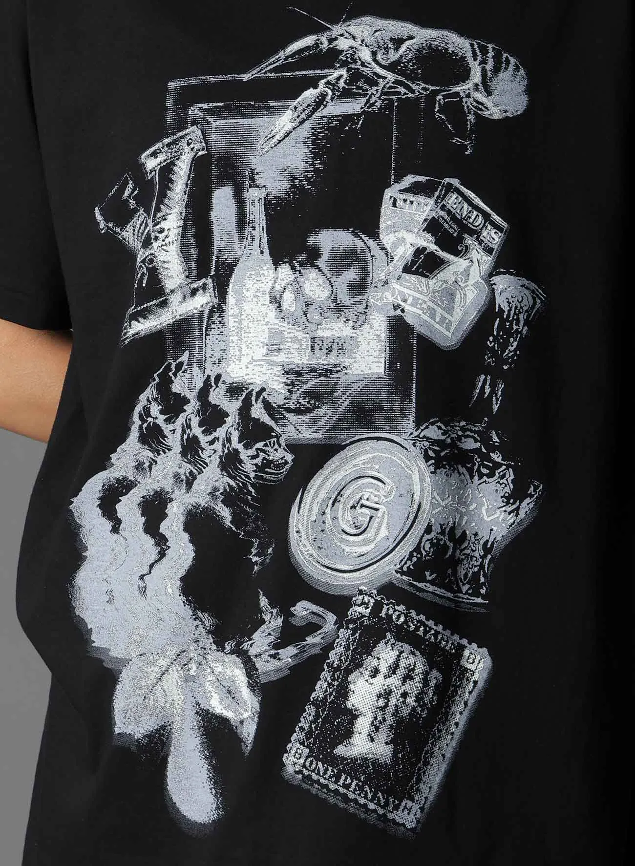 COTTON JERSEY CHAOS T-SHIRT