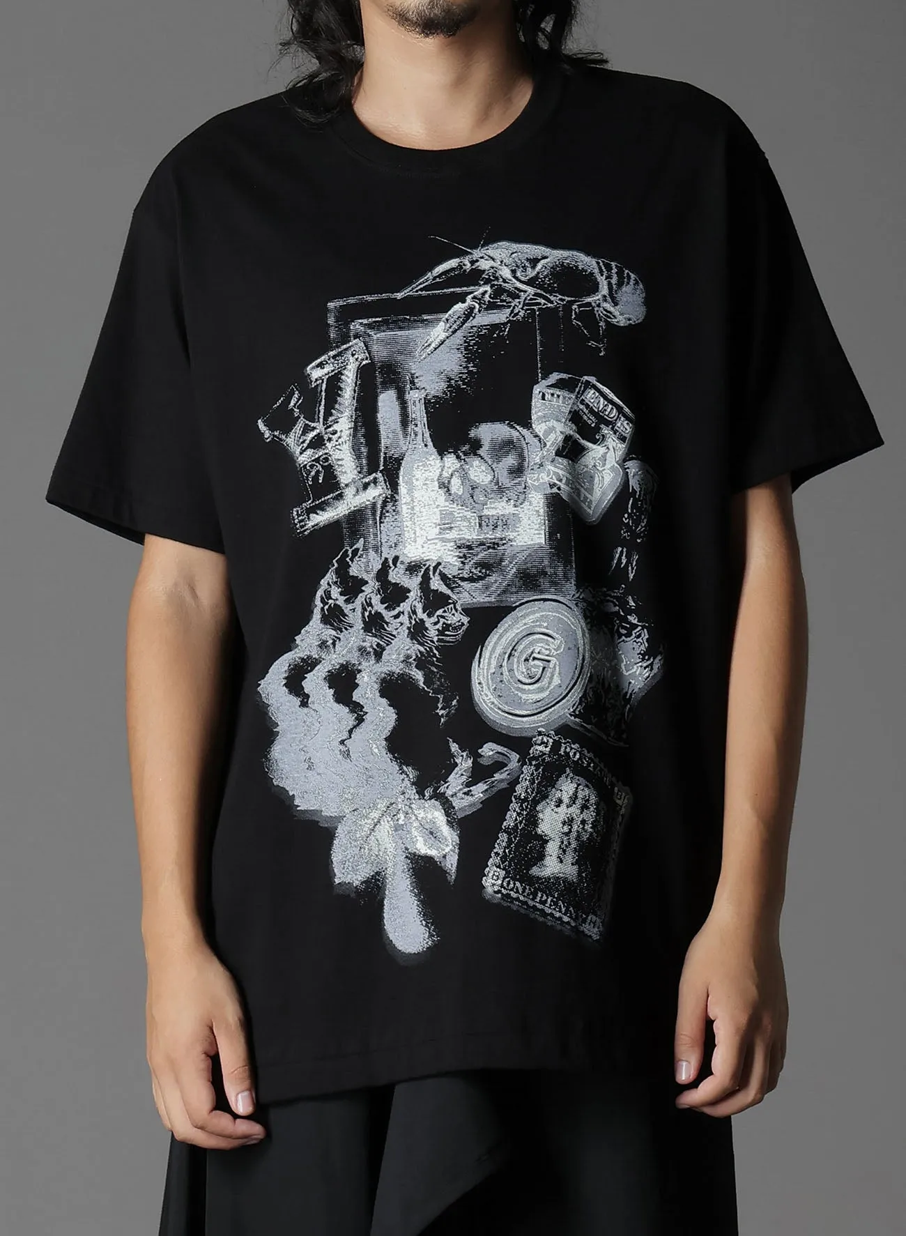 COTTON JERSEY CHAOS T-SHIRT