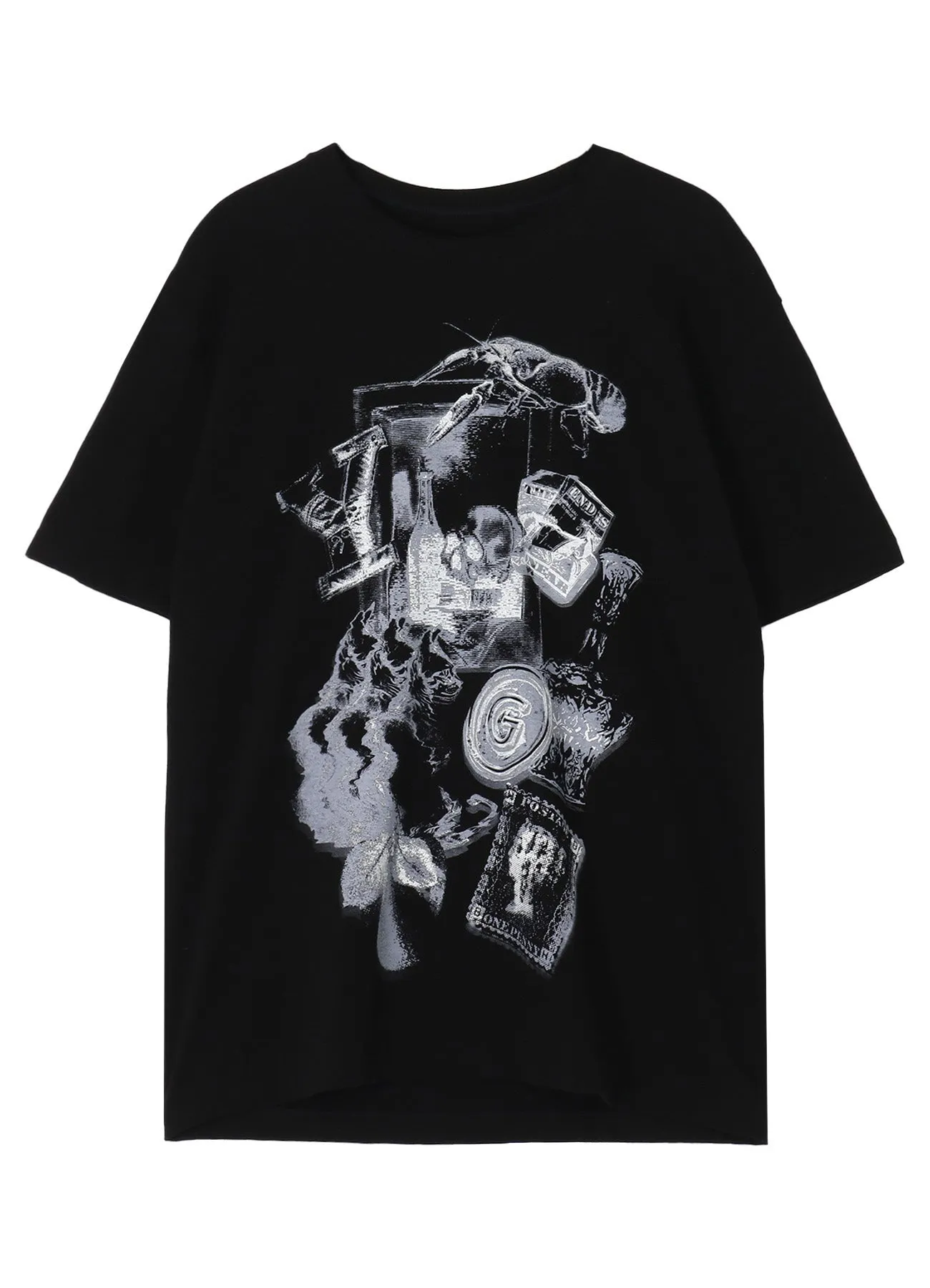 COTTON JERSEY CHAOS T-SHIRT