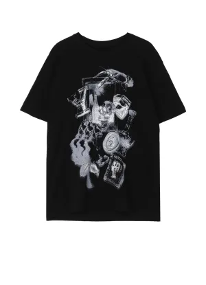 COTTON JERSEY CHAOS T-SHIRT