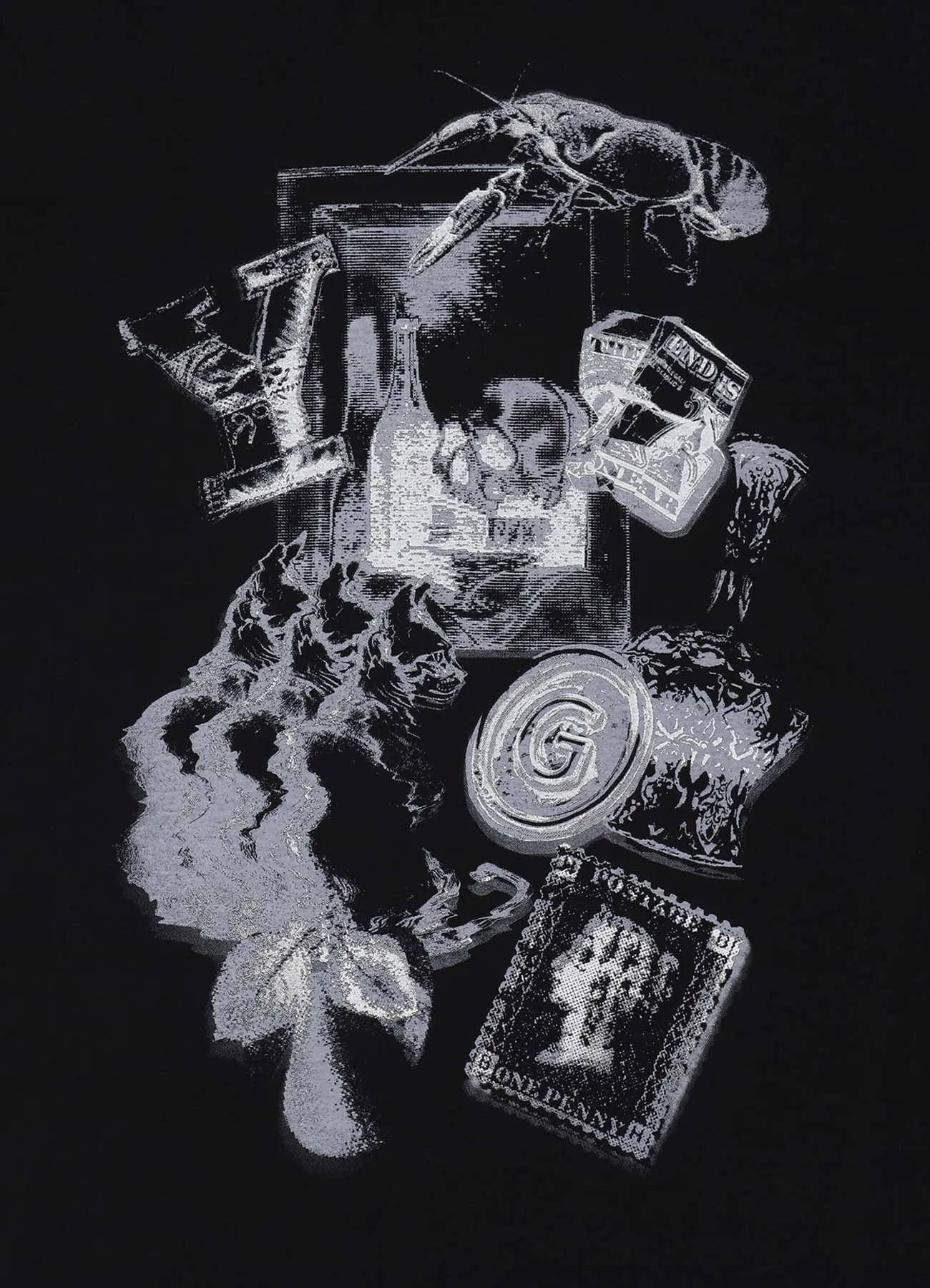 COTTON JERSEY CHAOS T-SHIRT
