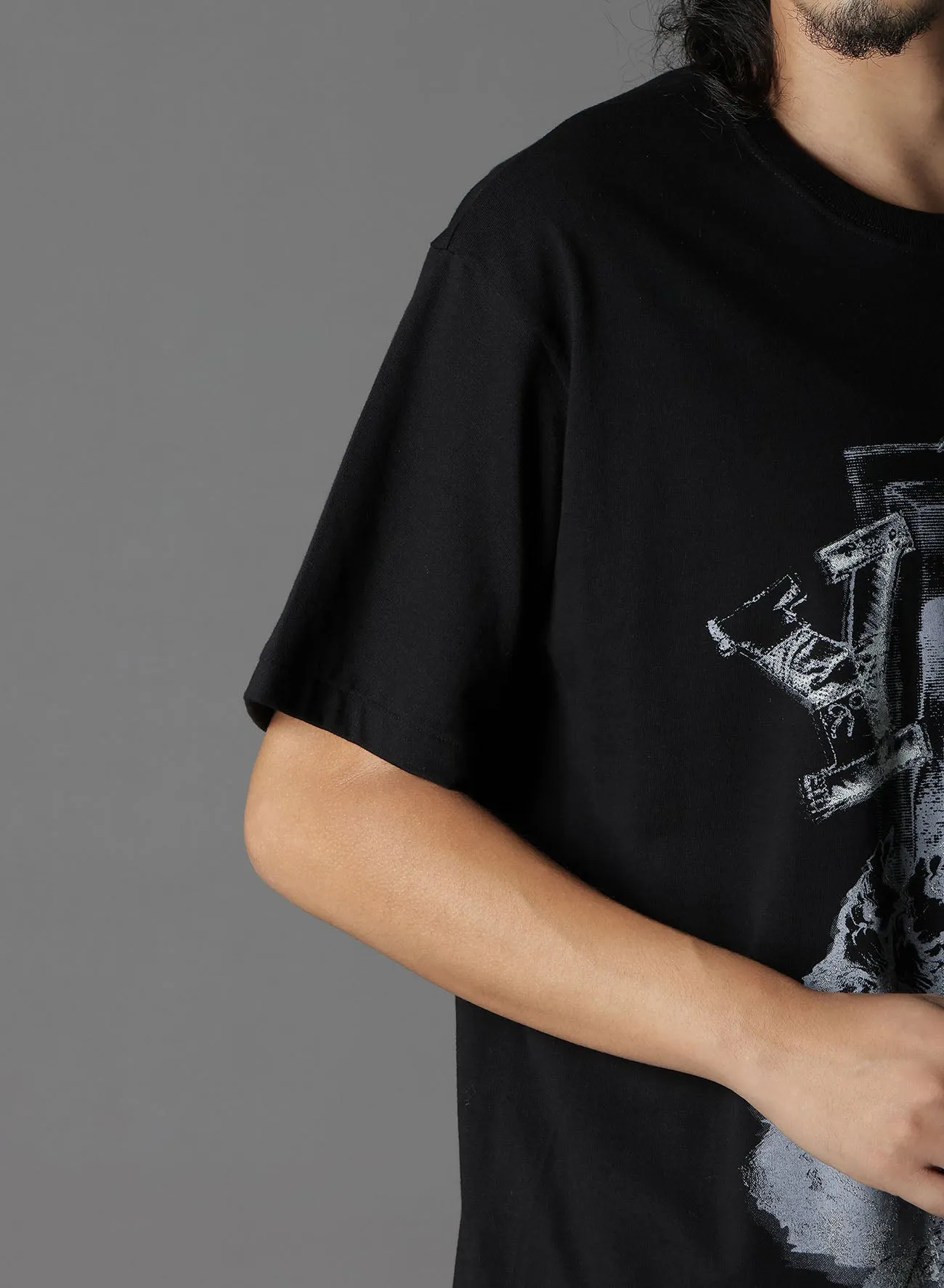 COTTON JERSEY CHAOS T-SHIRT