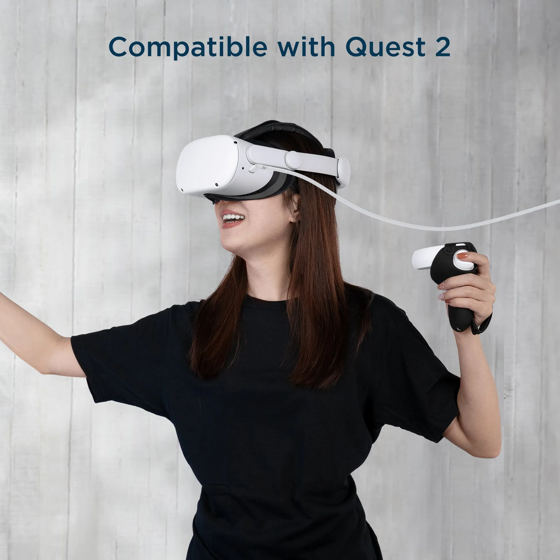 Kiwi Design Link Cable USB Type-C (5M) For Oculus Quest 2 (Black) (KW-QC-5M-US)