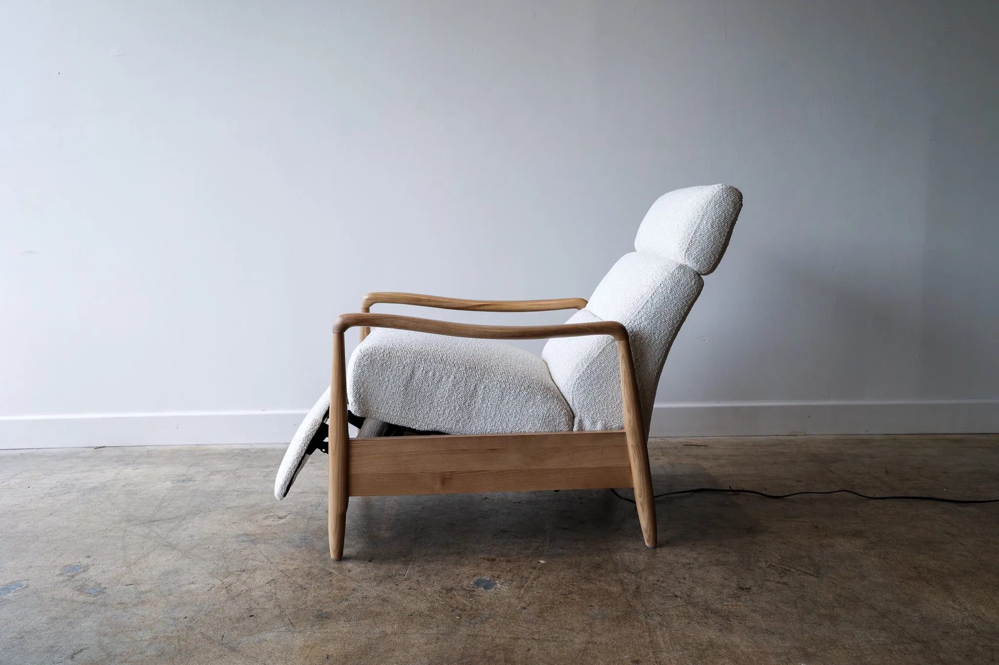 Magnolia Boucle Reclining Chair