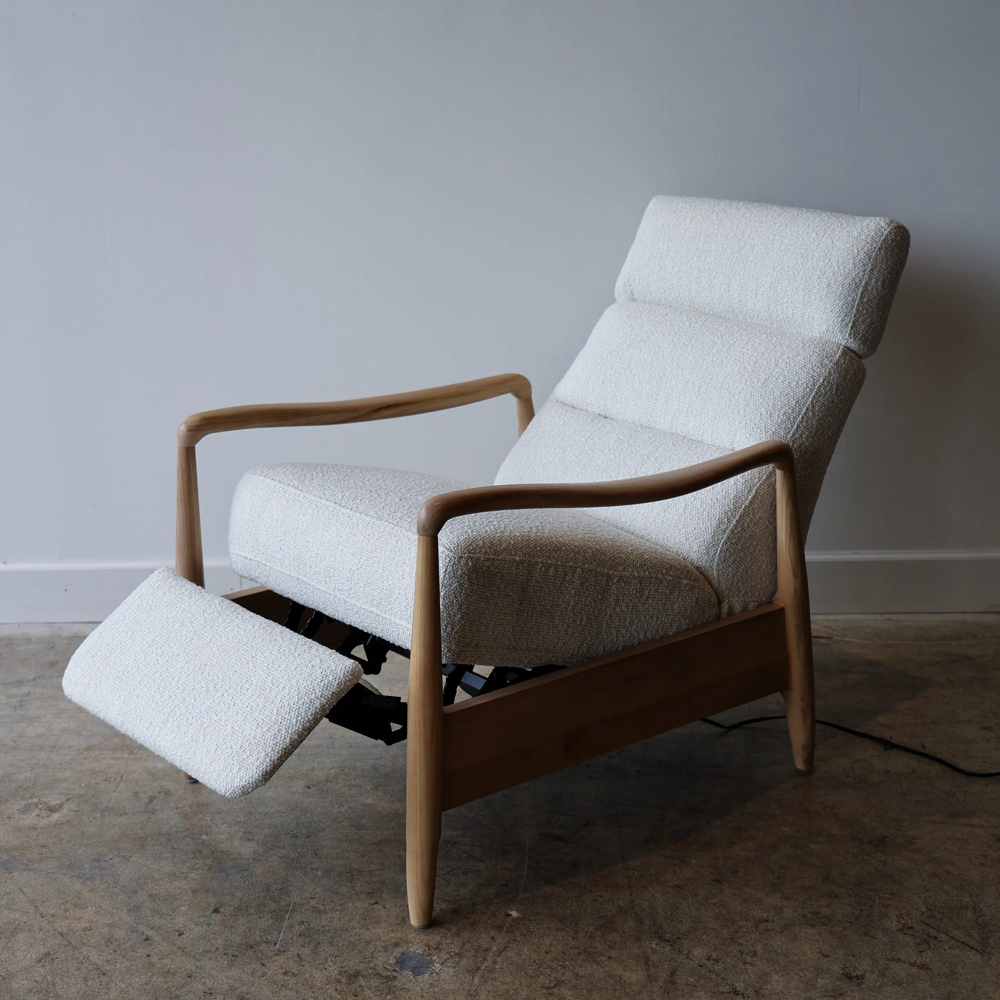 Magnolia Boucle Reclining Chair