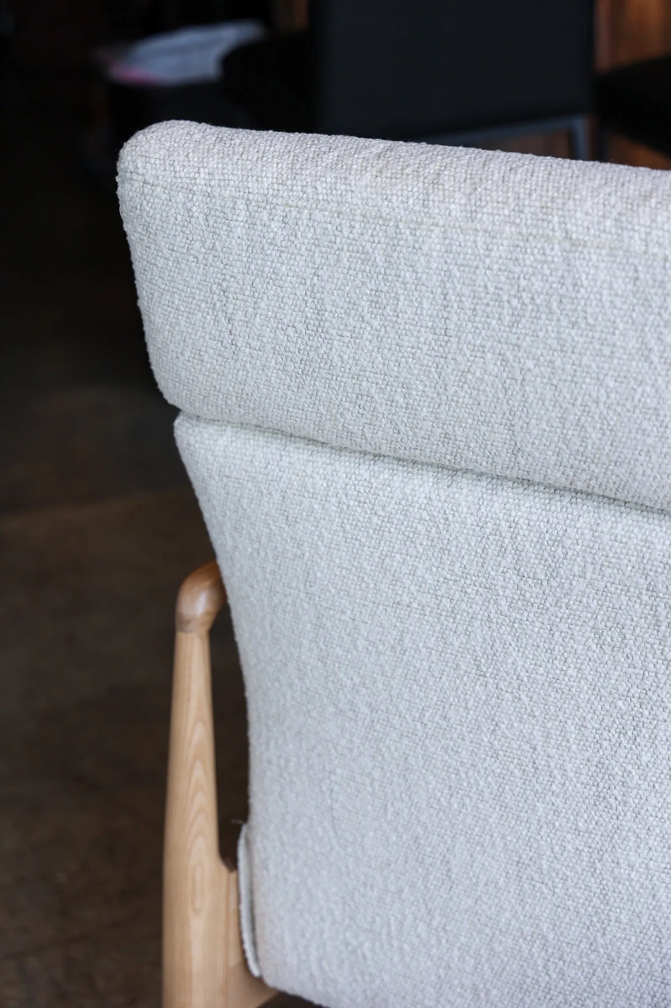 Magnolia Boucle Reclining Chair