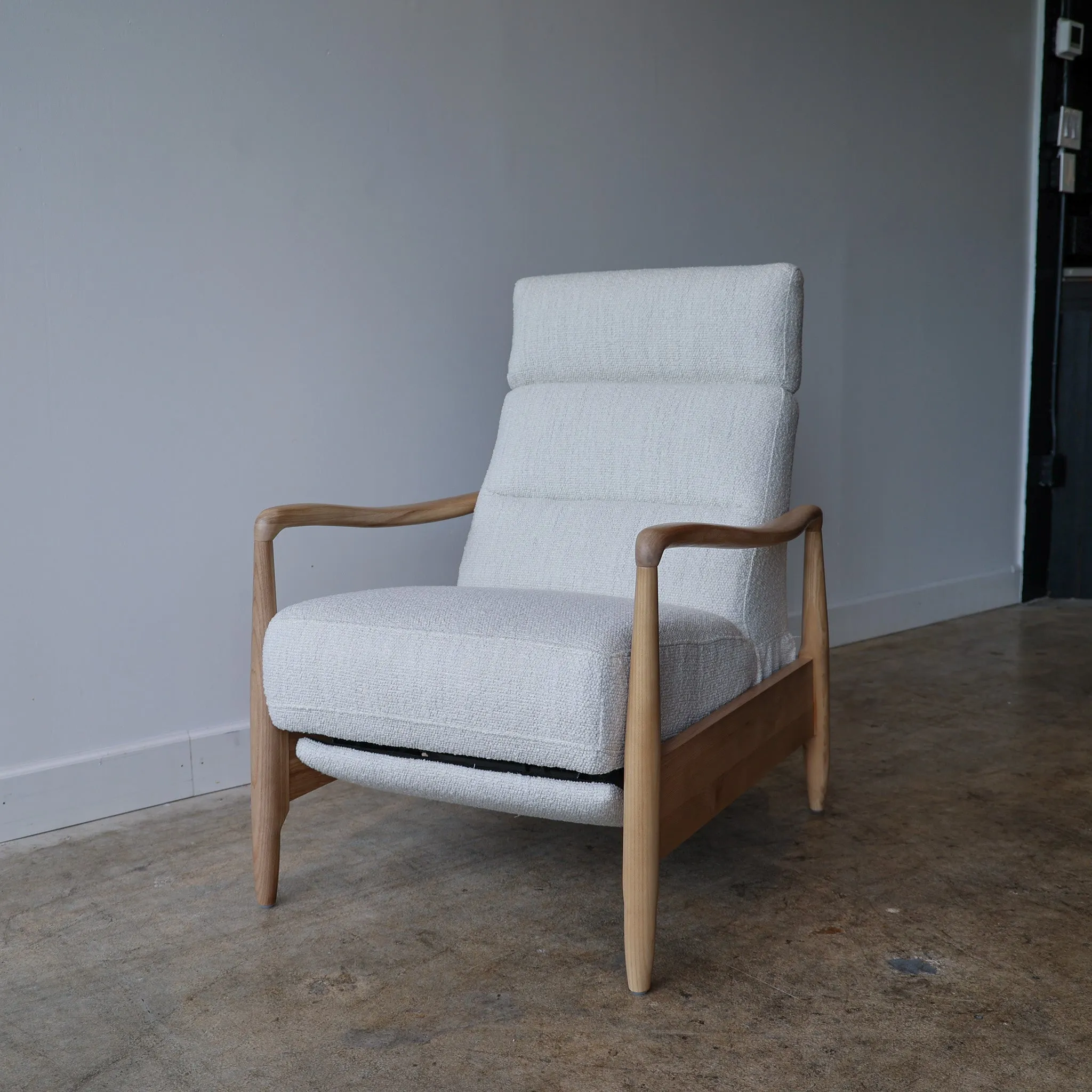 Magnolia Boucle Reclining Chair