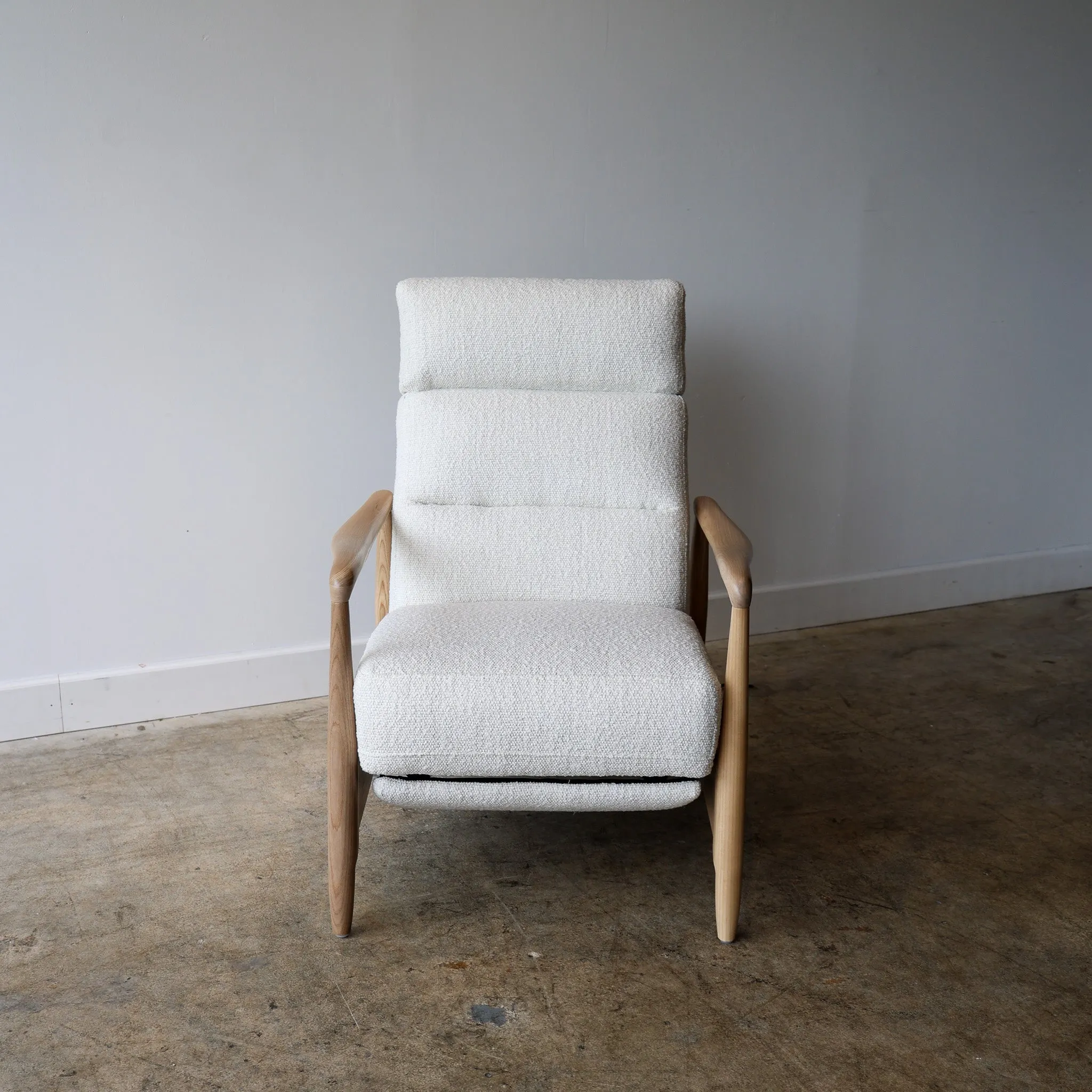 Magnolia Boucle Reclining Chair