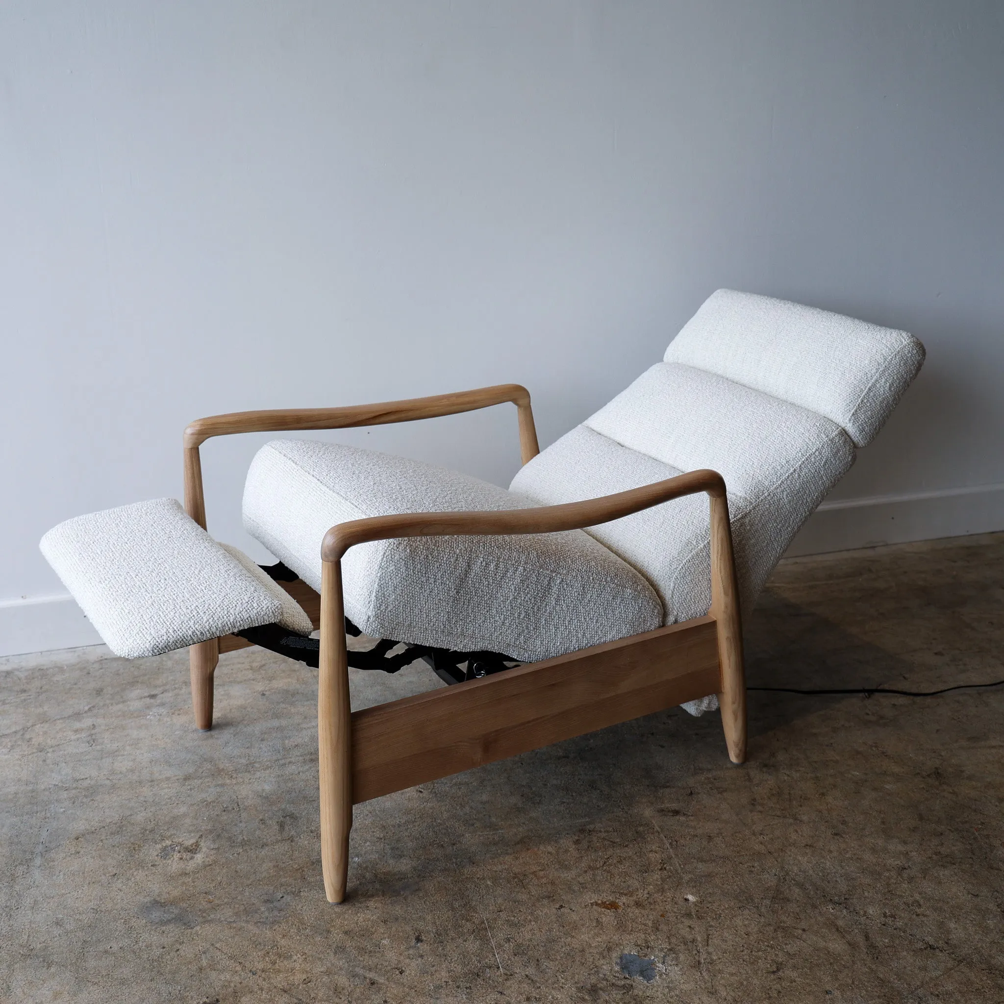 Magnolia Boucle Reclining Chair