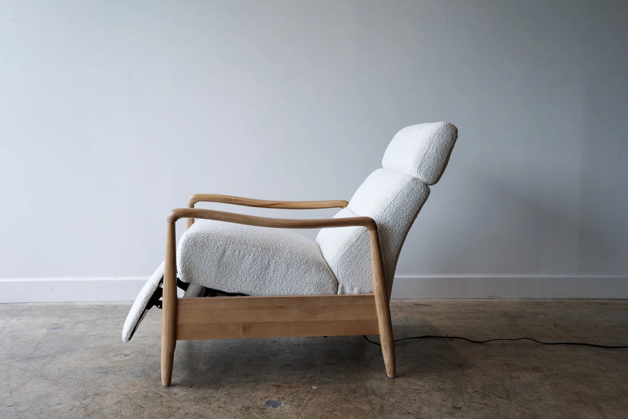 Magnolia Boucle Reclining Chair