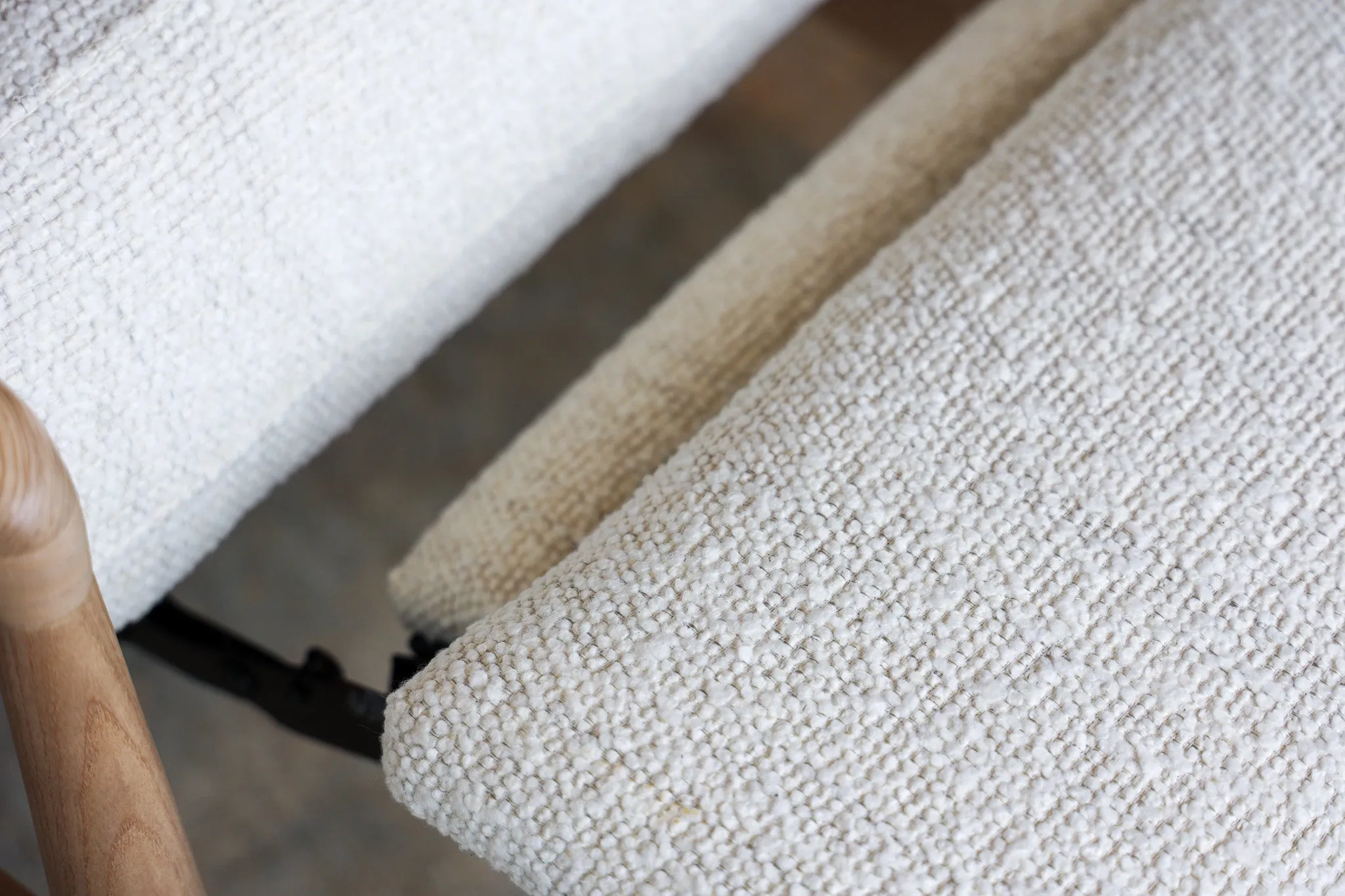 Magnolia Boucle Reclining Chair