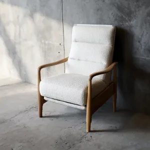 Magnolia Boucle Reclining Chair
