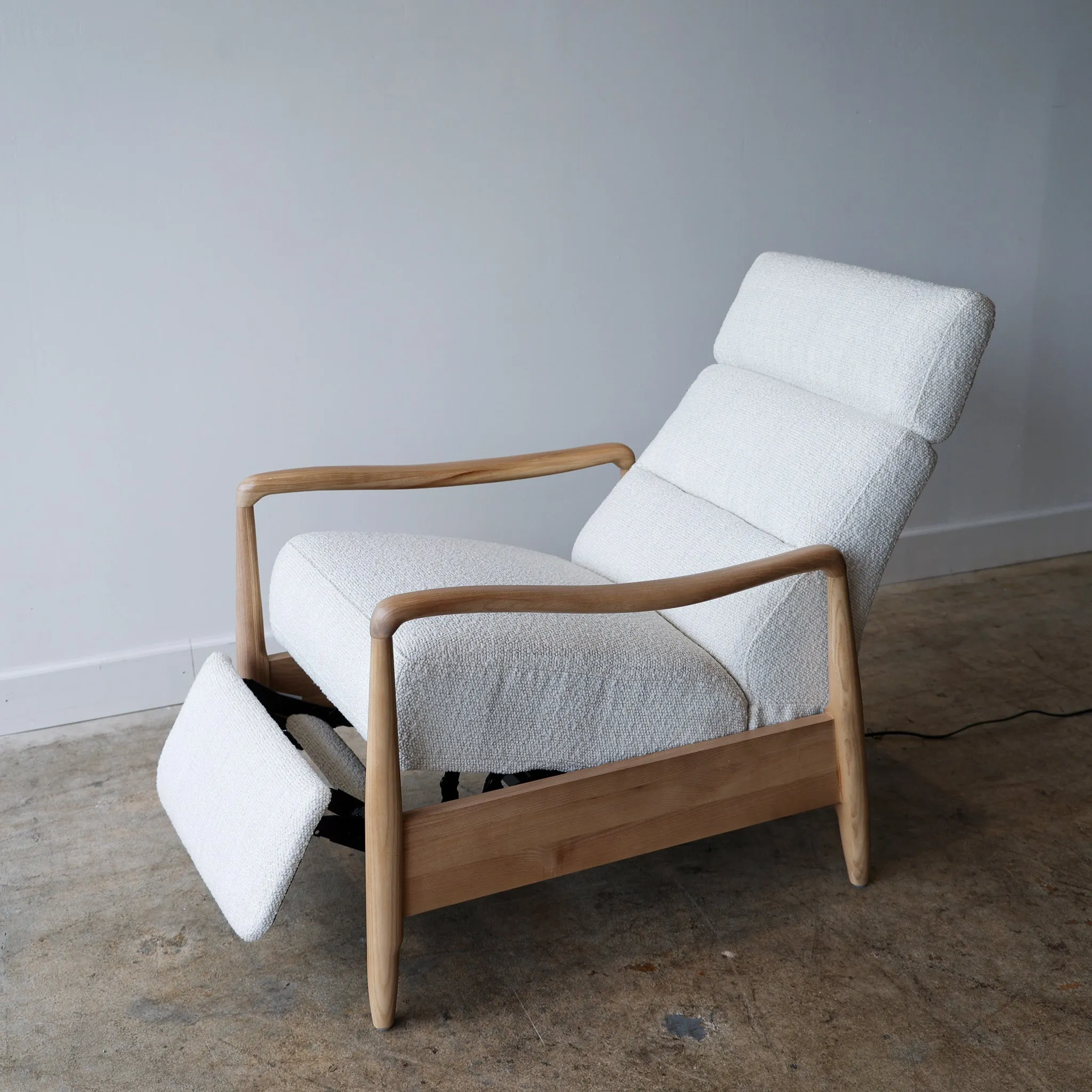 Magnolia Boucle Reclining Chair
