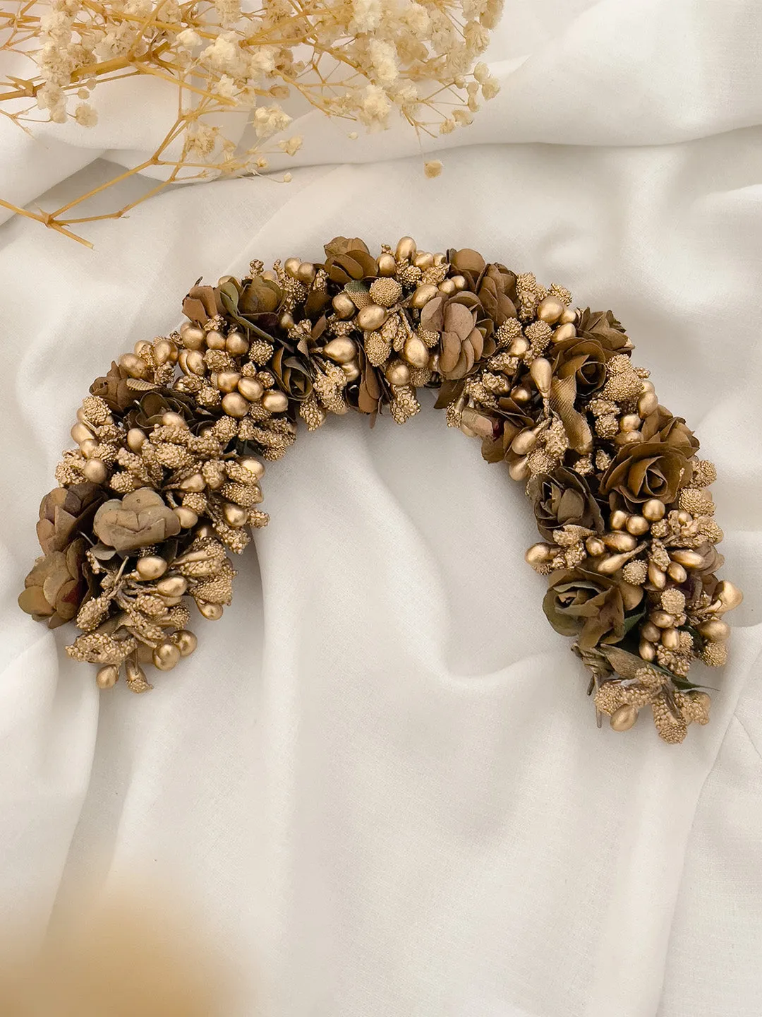 Mixed Flowers Handcrafted Hair Bun Accessories