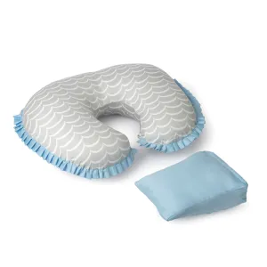 Organic Feeding Pillow With Reclining Support Pillow - Arctic