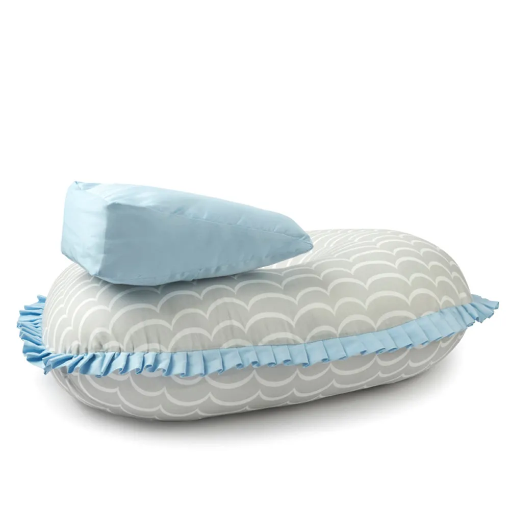 Organic Feeding Pillow With Reclining Support Pillow - Arctic
