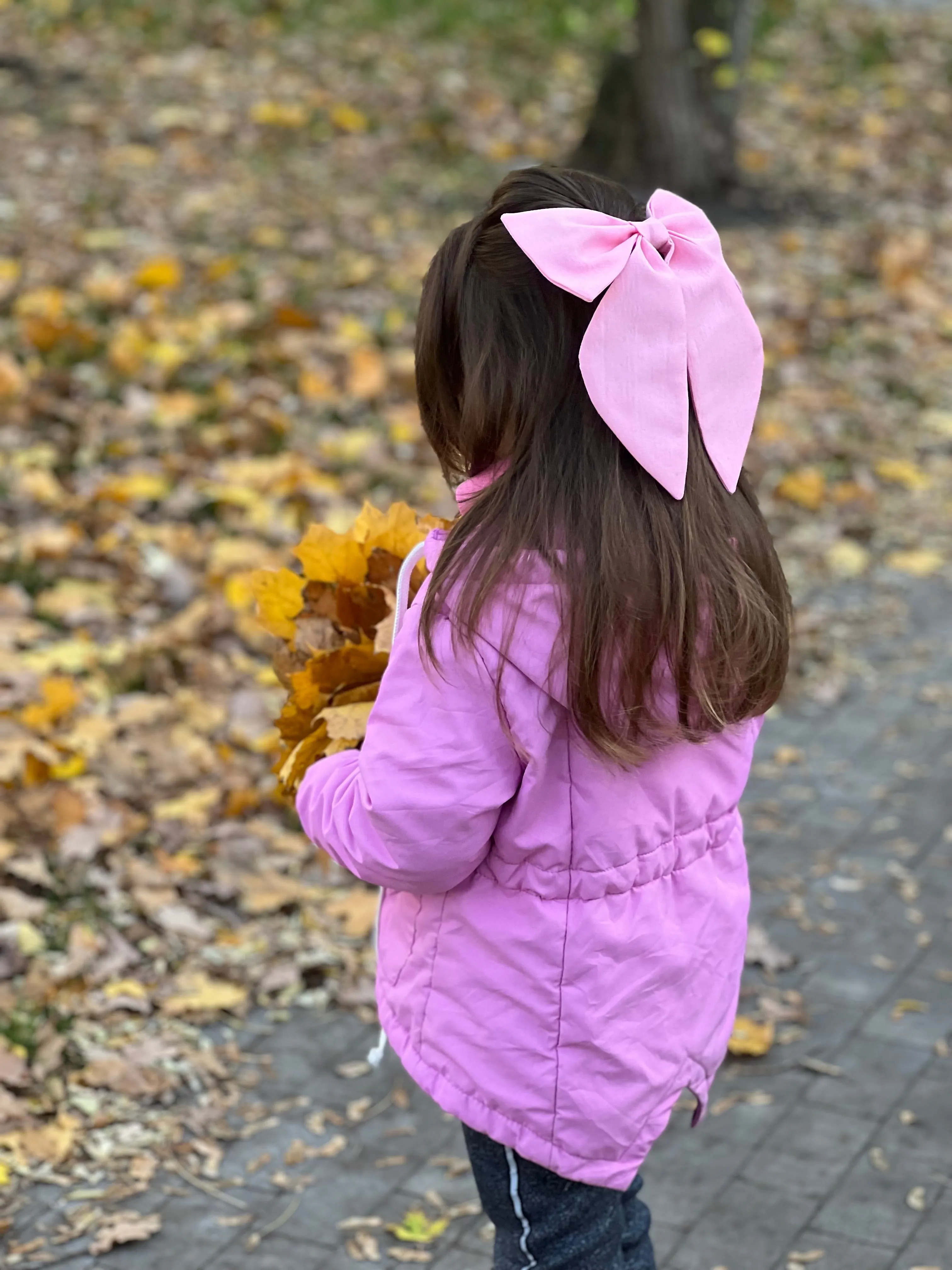 Pink Mini Pigtail Bow Set Pinwheel Baby Bow Hello 1st Grade Accessories Kindergarten Hair Bows