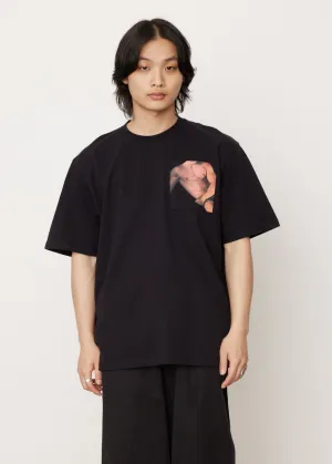 Reclining Stud Chest Pocket T-Shirt