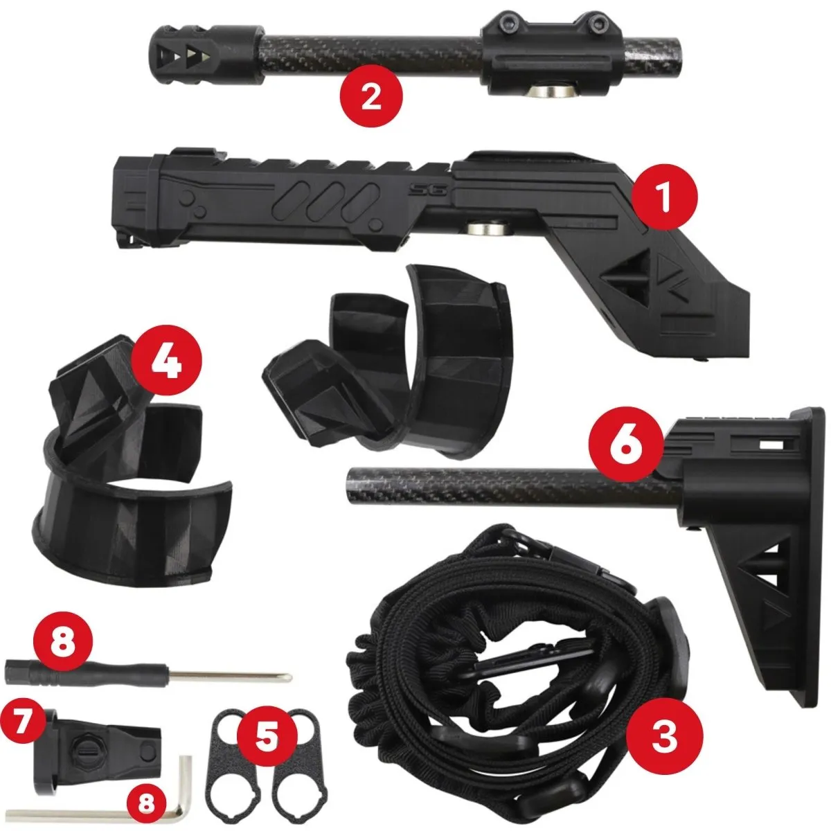 Rifle replica for Oculus Quest 2 "v.2.0"