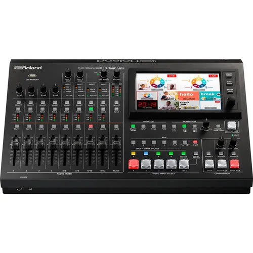 Roland VR-50HD MK II Multi-Format AV Mixer with USB 3.0 Streaming