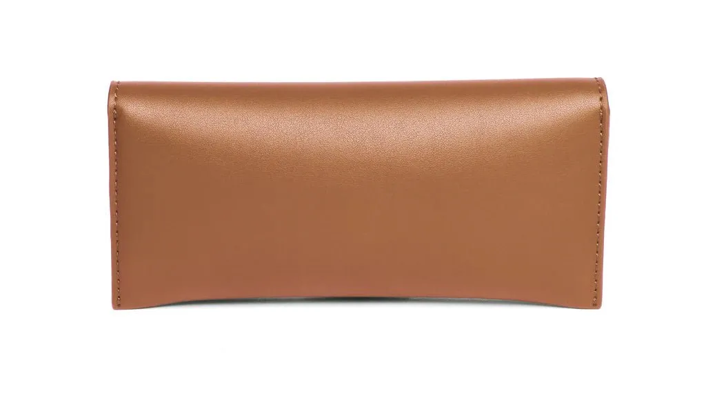 Rome Glasses Case - Tan