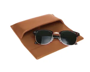 Rome Glasses Case - Tan