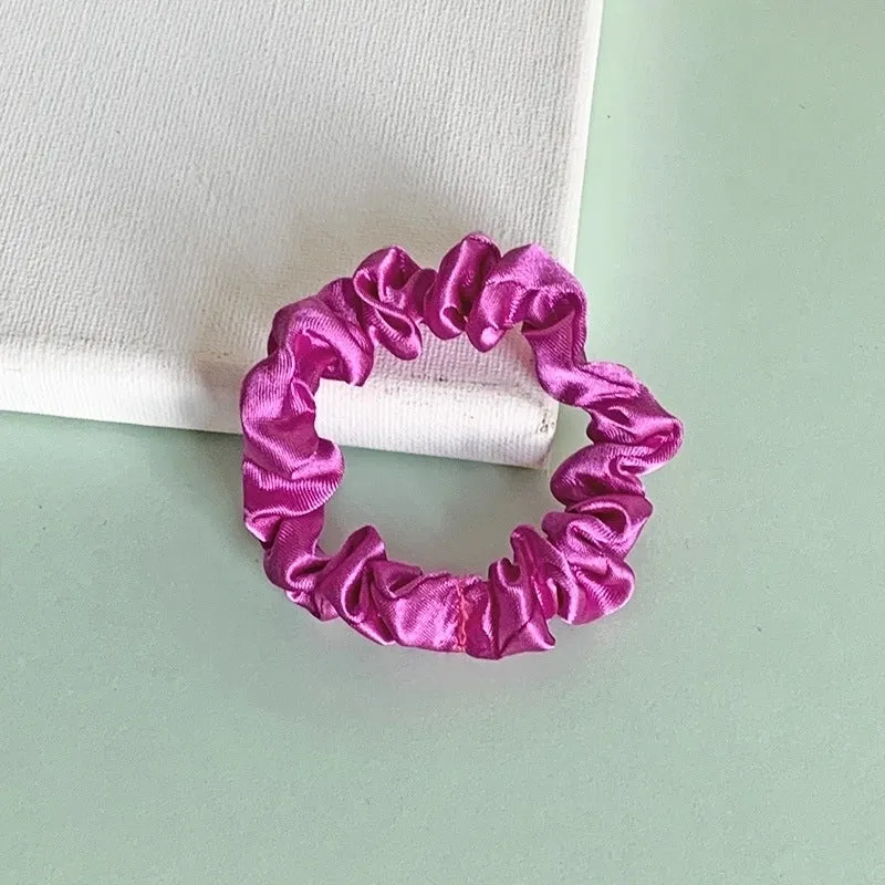Simple Fashion  Silk Hair Scrunchies
