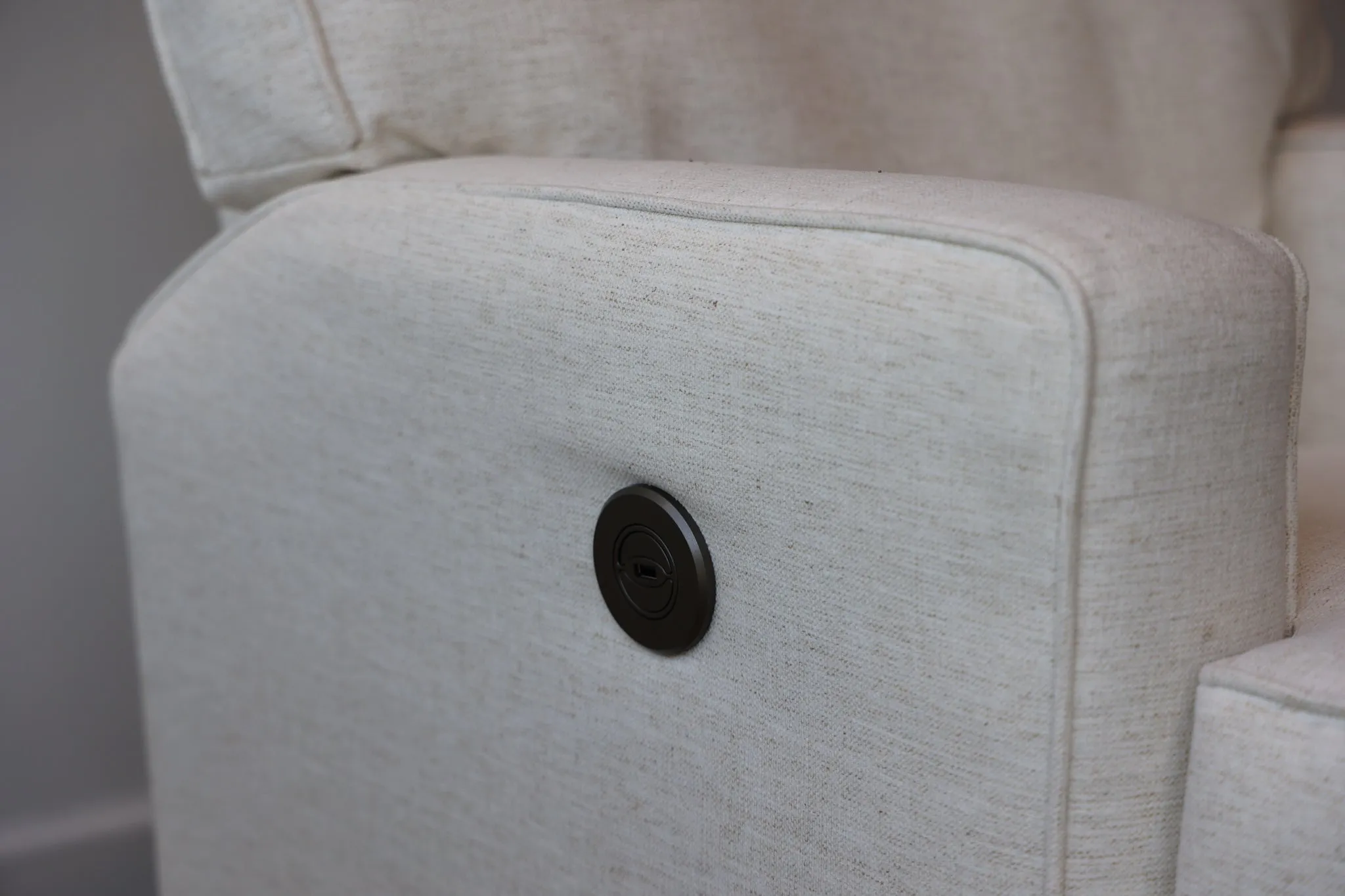 Snow Power Swivel Glider Recliner Chair