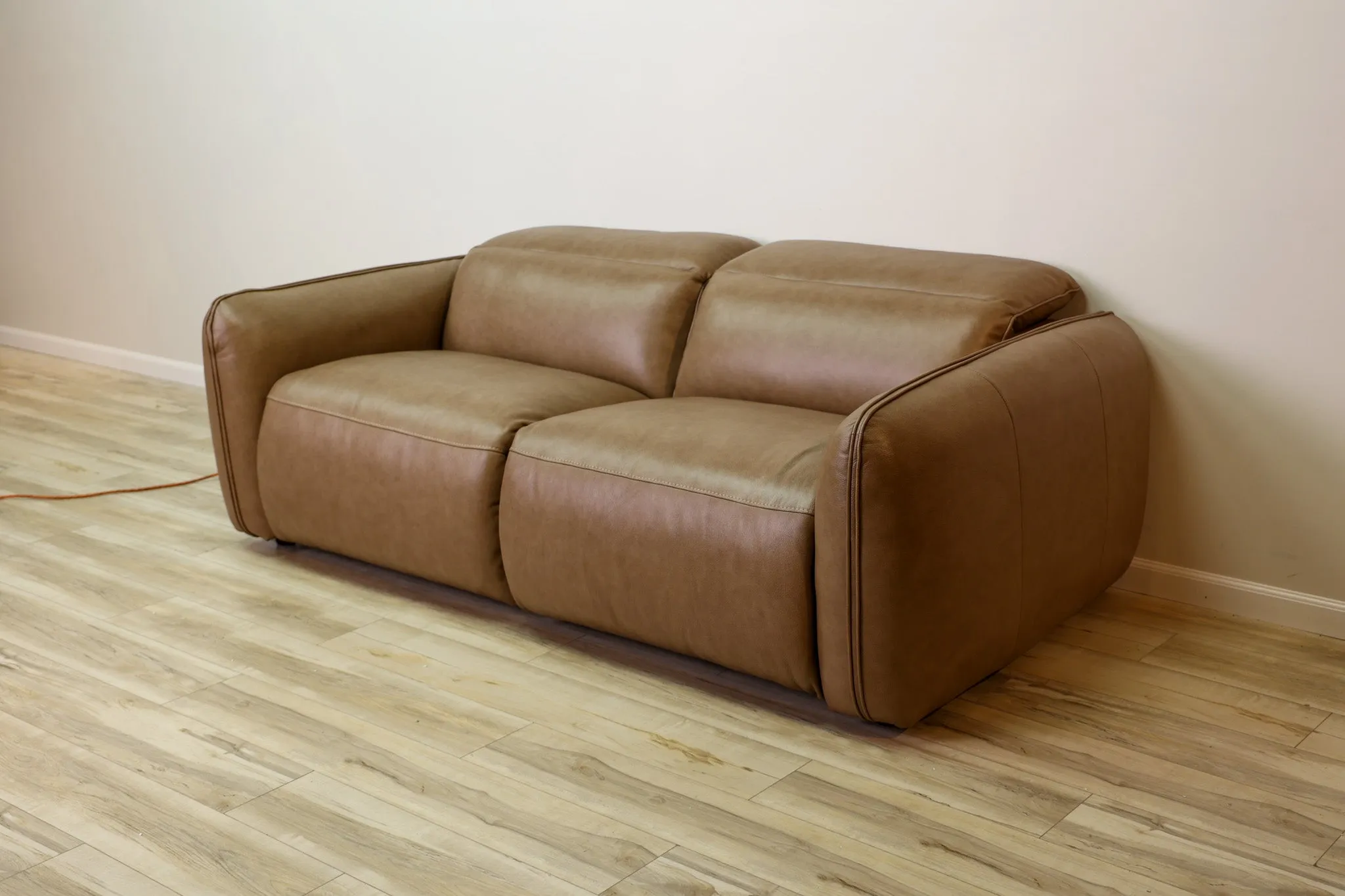 Vita Leather Reclining Sectional