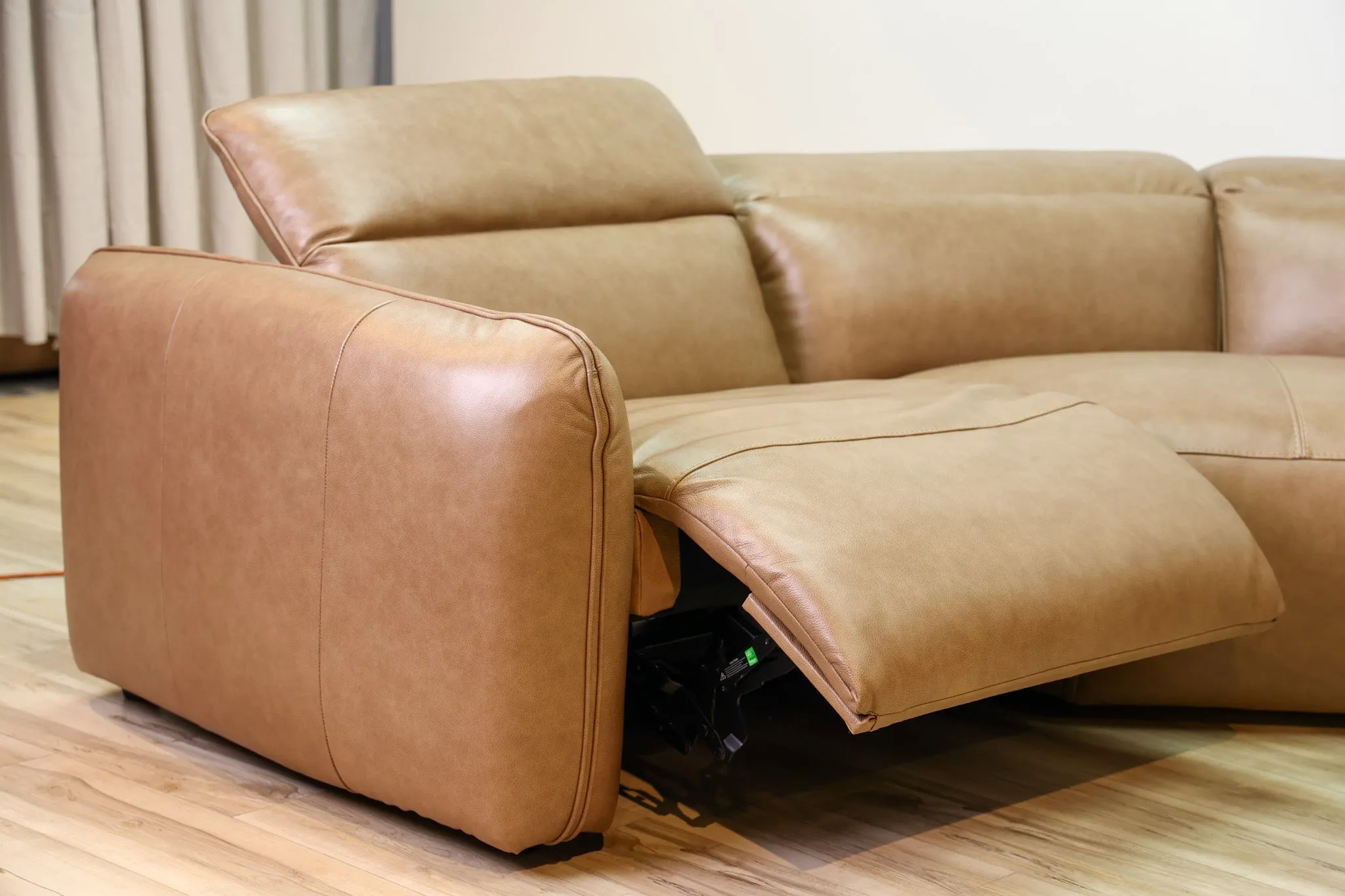 Vita Leather Reclining Sectional