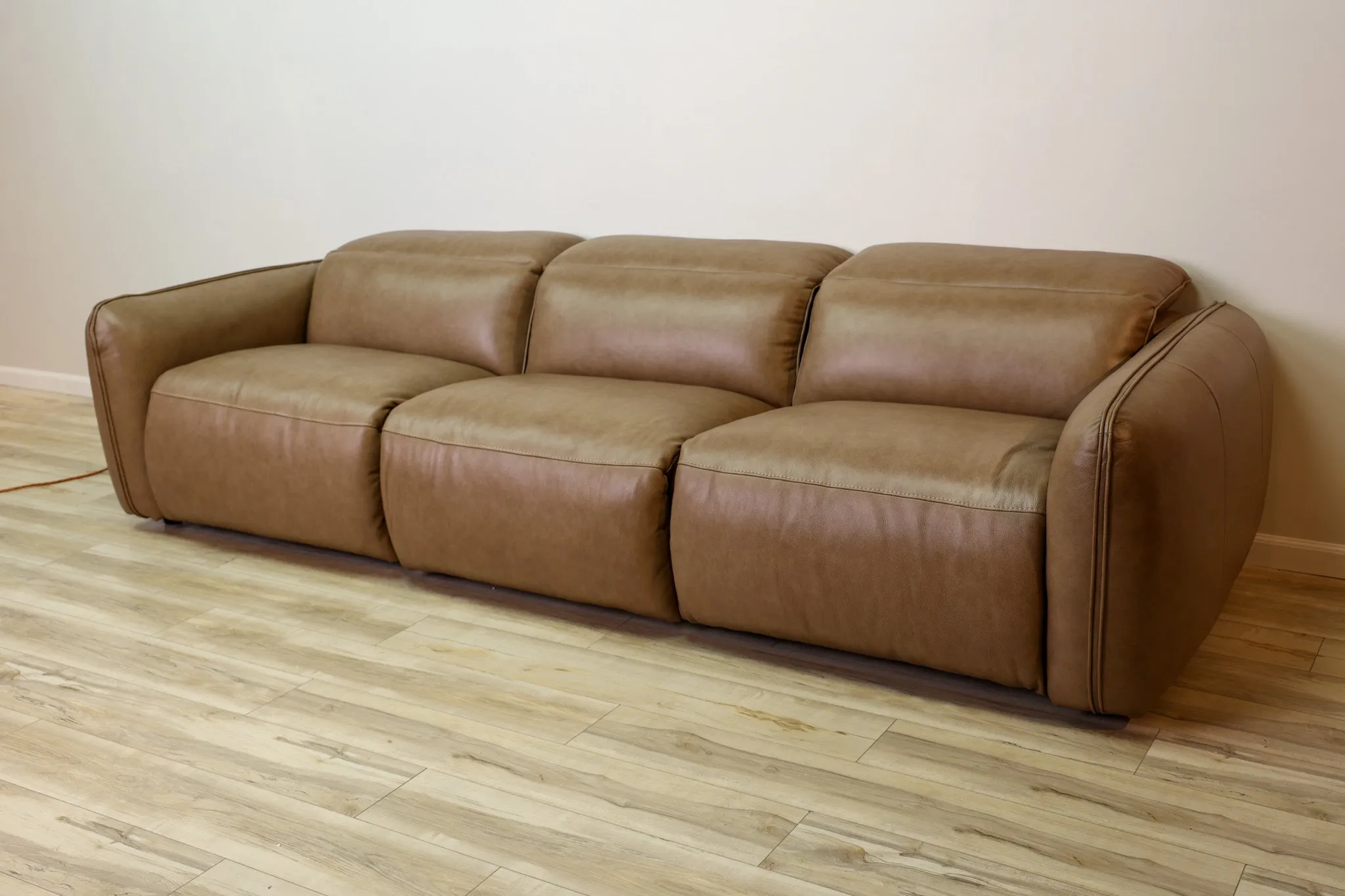 Vita Leather Reclining Sectional