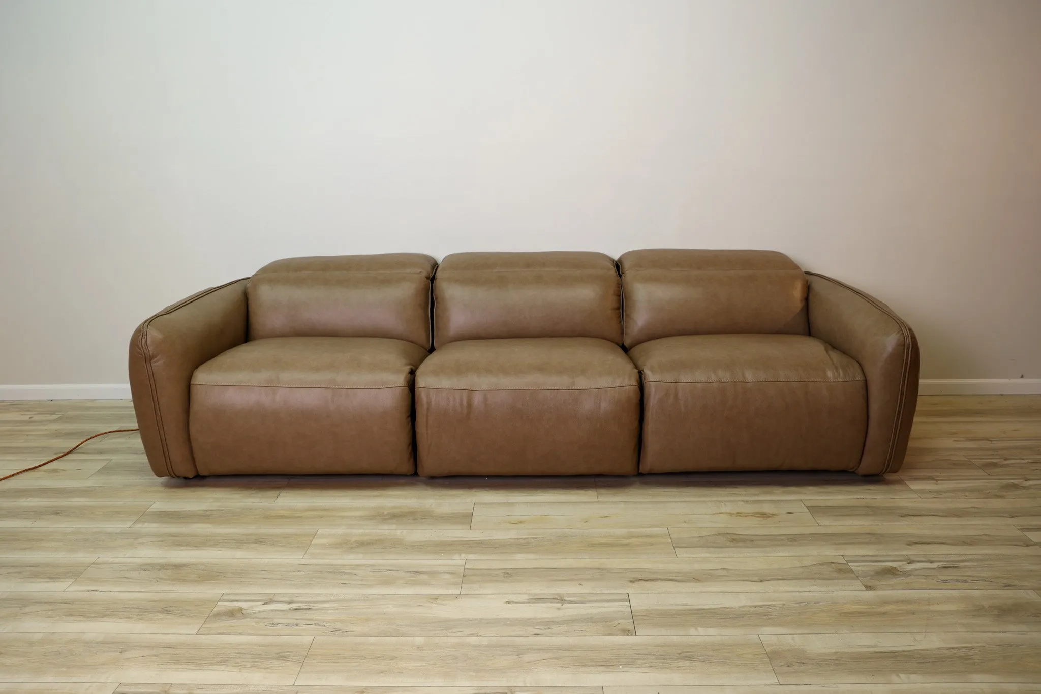 Vita Leather Reclining Sectional