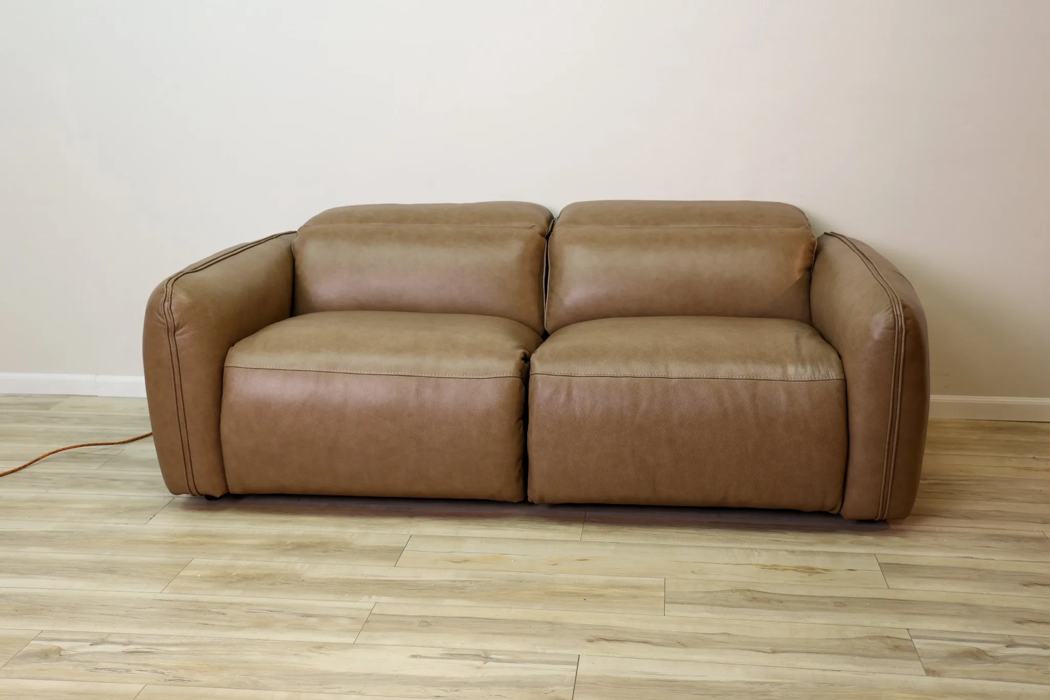 Vita Leather Reclining Sectional