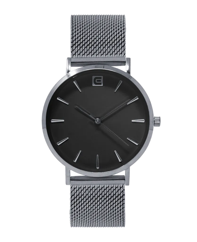 Voyager (Silver/Black) Watch